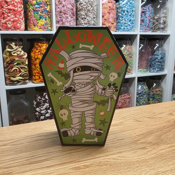 Green Coffin Halloween Box