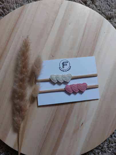 Haarbandje Rib Heart