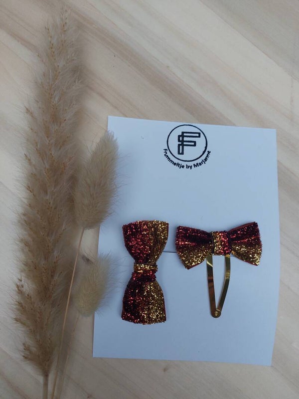 Haarspeldjes Glitter Strik