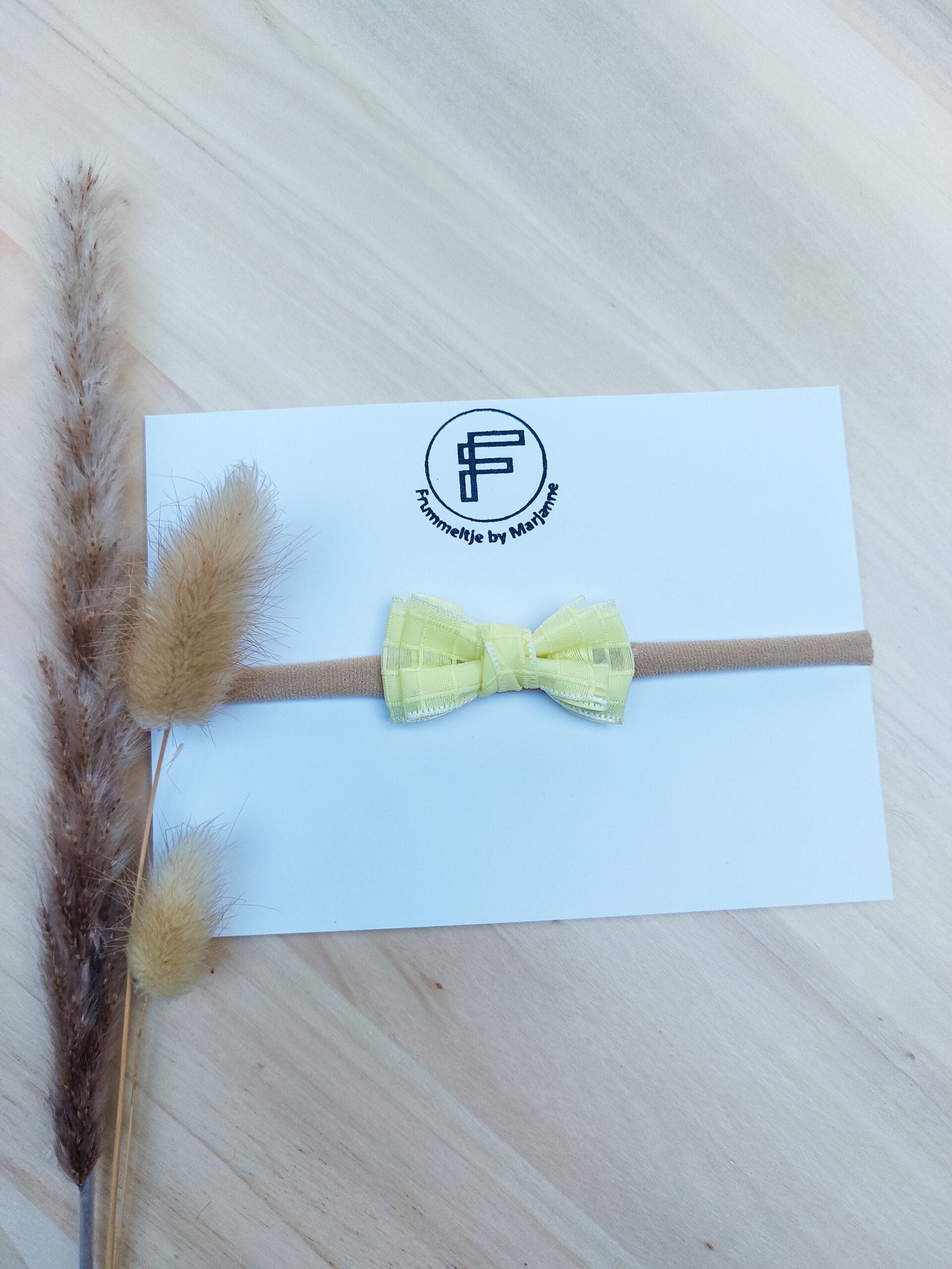 Haarbandje Strik Blokjes - Pasen