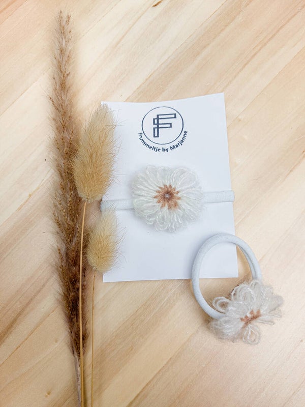Elastiekjes Wool Flower