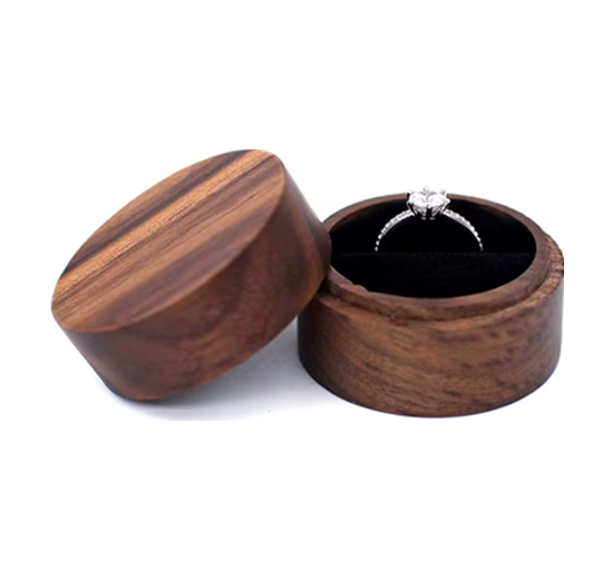Ringdoosje hout rond