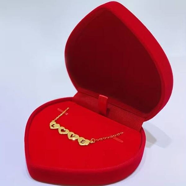 Sieradendoosje ketting hartje