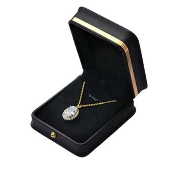 Sieradendoosje ketting PU leer
