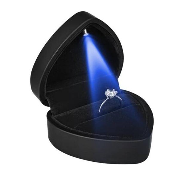Ringdoosje LED hartje