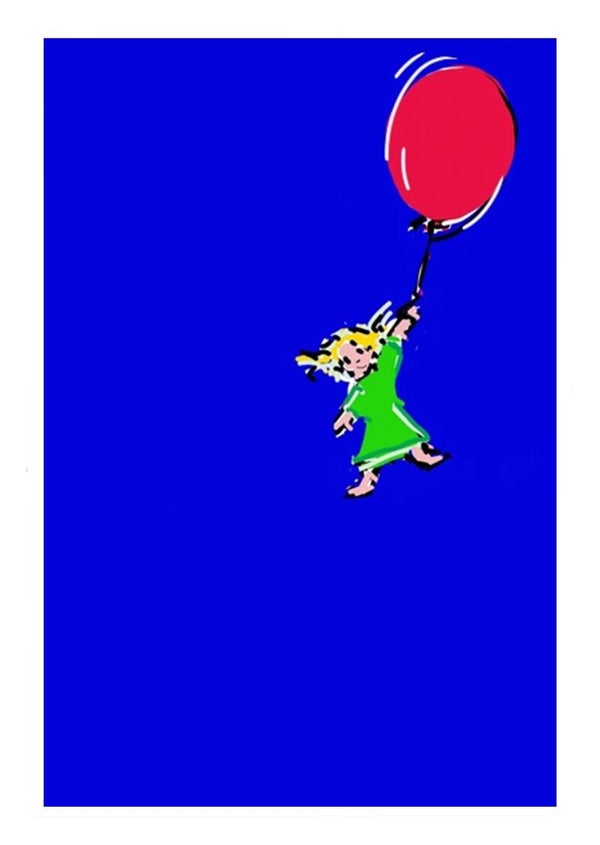 2x Ansichtkaart 10x15 cm "Ballon"