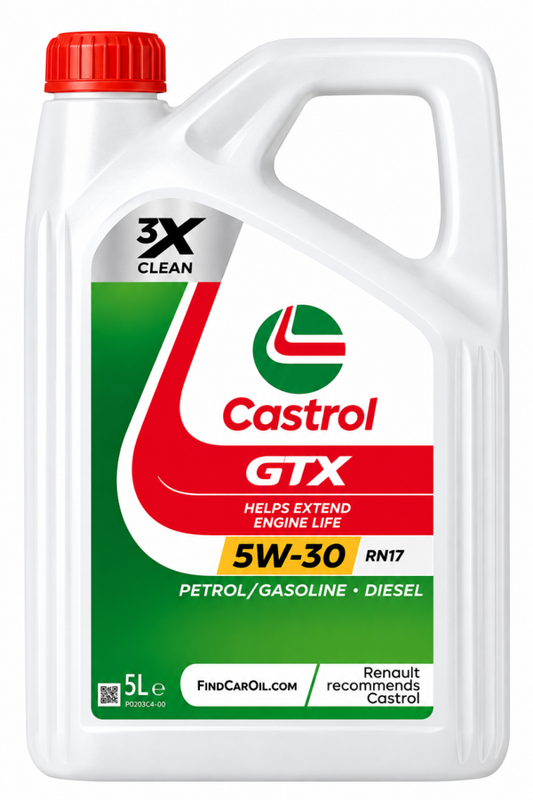 Castrol GTX 5W-30 RN17 – 5L