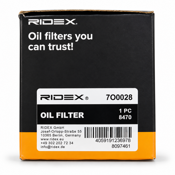 Filtre à huile RIDEX