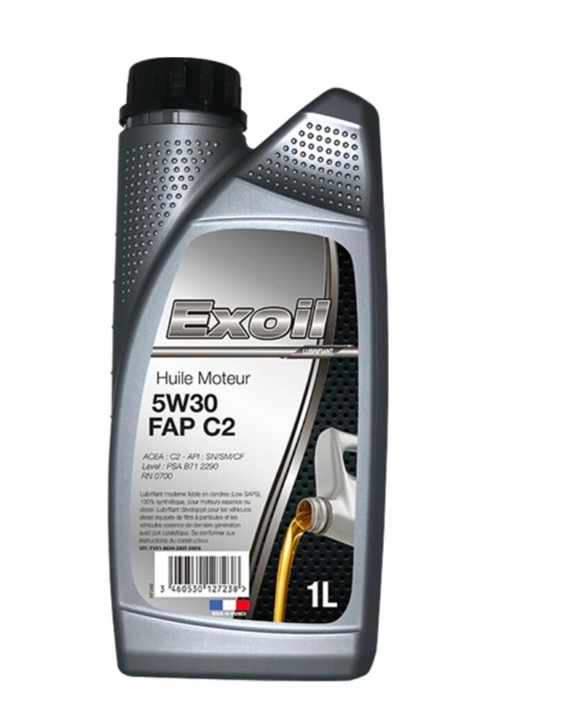Huile Moteur 5W30 FAP C2  EXOIL 1L