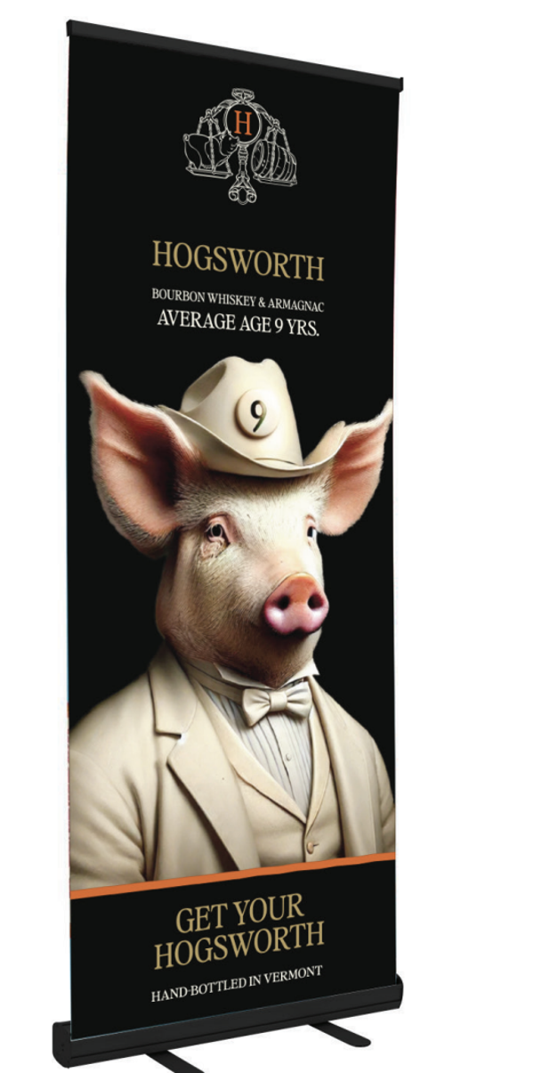 Hogsworth Pull Up Banner