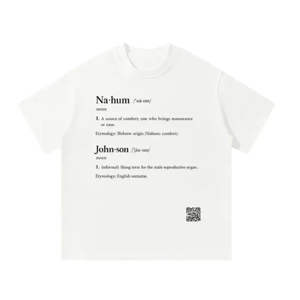 Nahum Johnson Meaning shirt