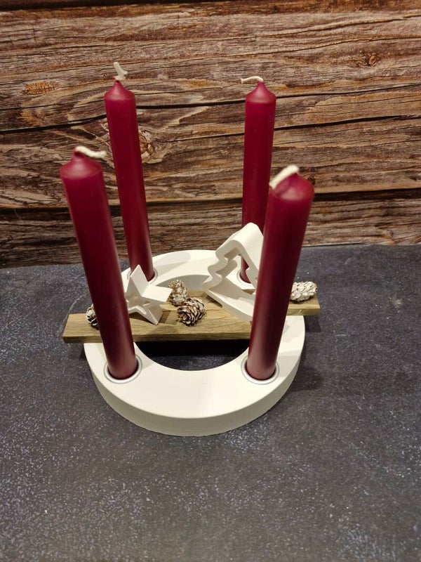 Adventskranz rund