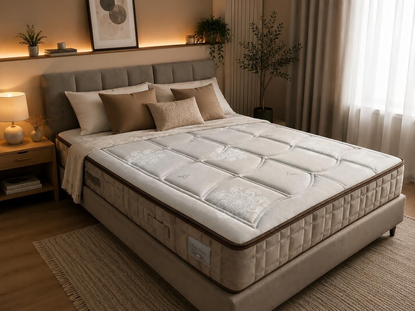 Materasso 800 molle insacchettate + memory foam modello Pocket