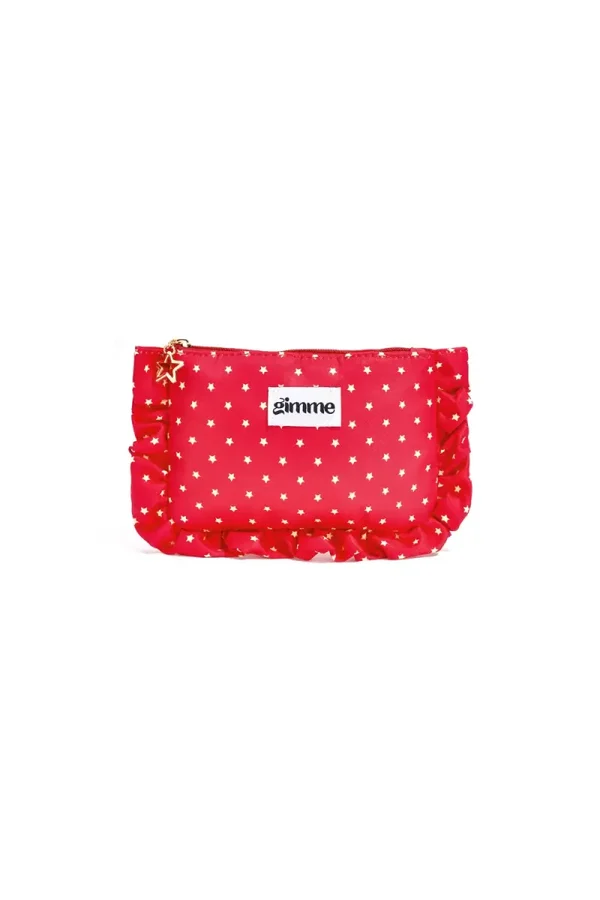 Toilettasje rood/geel star