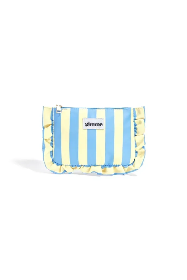 Toilettasje blauw/geel