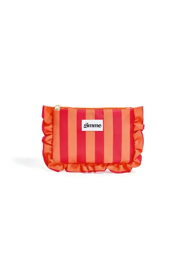 Toilettasje oranje/rood