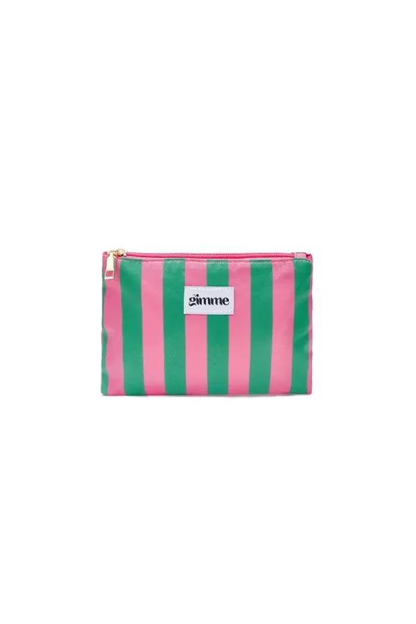 Toilettasje klein roze/groen