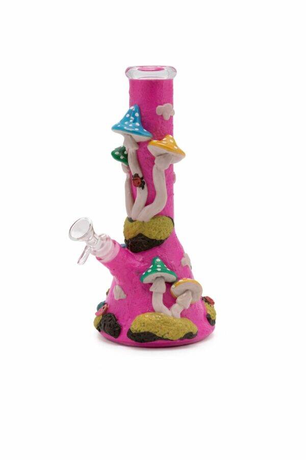 Glass Mushroom Bong 3D Fantasia 25 cm