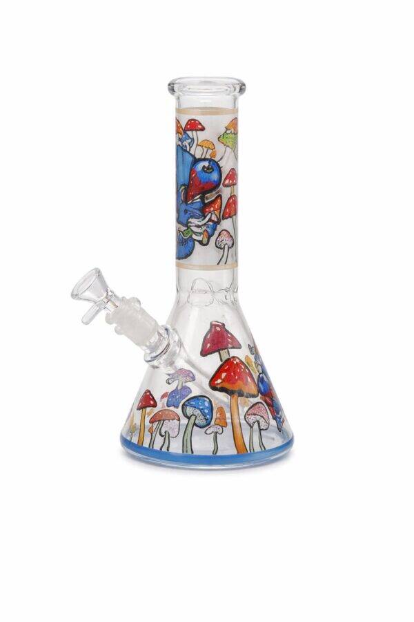 Glass Blue Mushroom Bong Utopia 25 cm