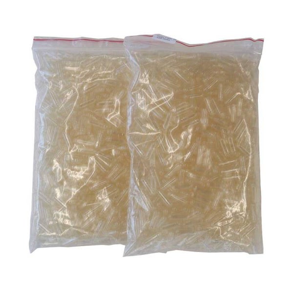 Caps transparant, vega size 0 - 1000 pcs