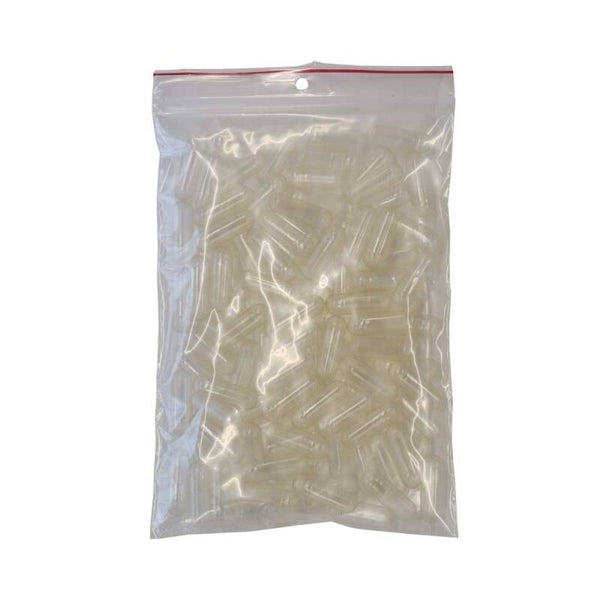 Caps transparant, vega size 00 - 100 pcs