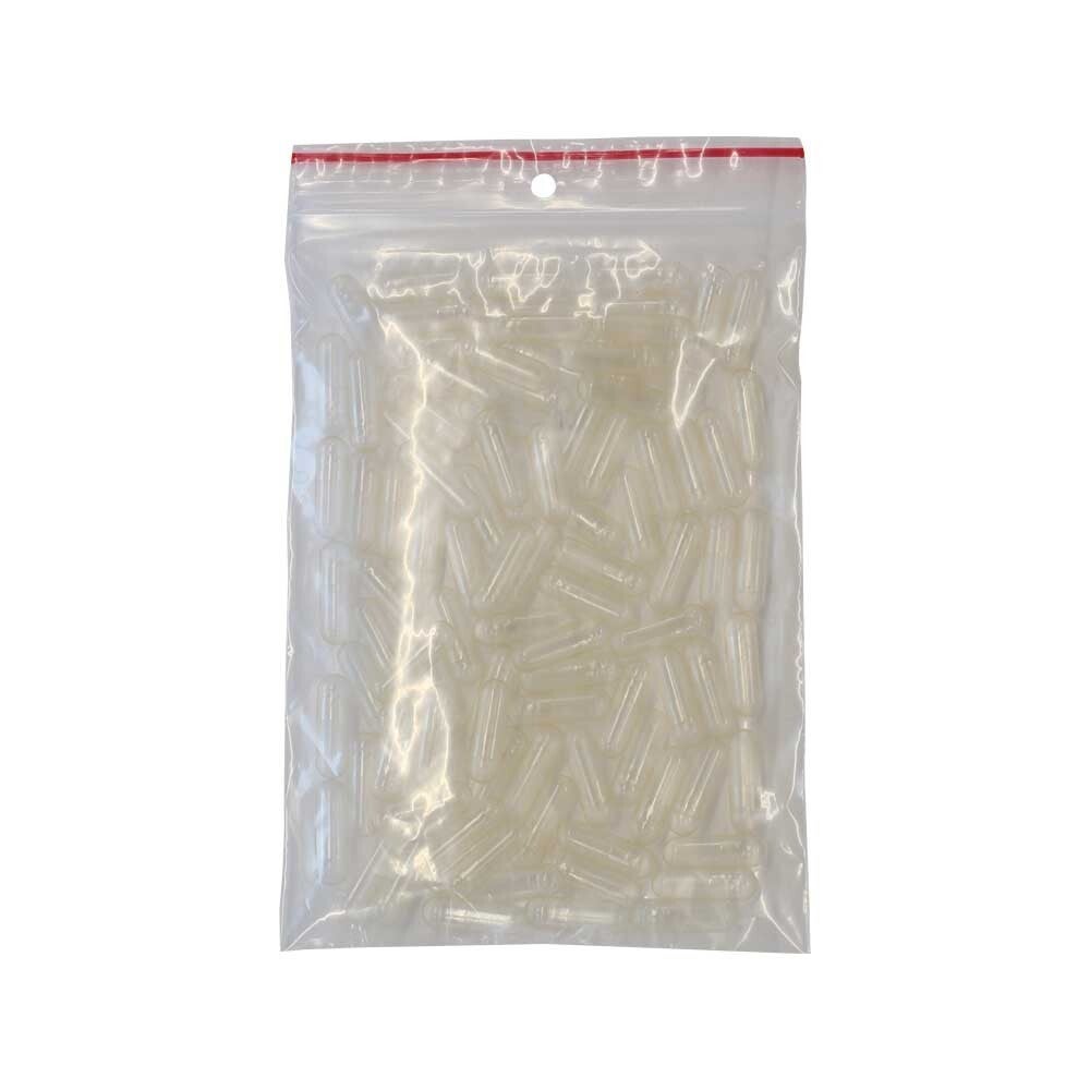 Caps transparant, vega size 2 - 100 pcs