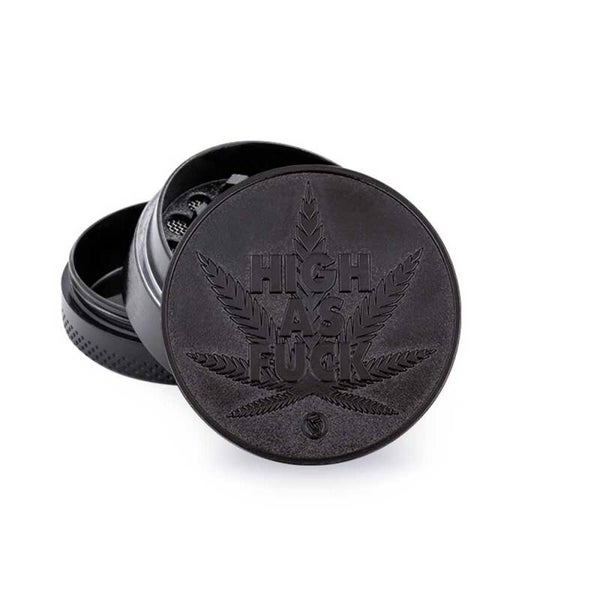 Metal Grinder Black High As Fuck 40 mm 3parts
