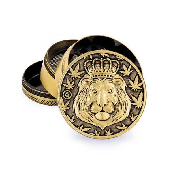 Metal Grinder Gold Lion 50 mm 4parts