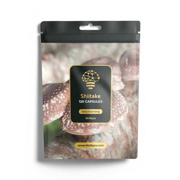 Pouch Shiitake extract capsules - 120 stuks