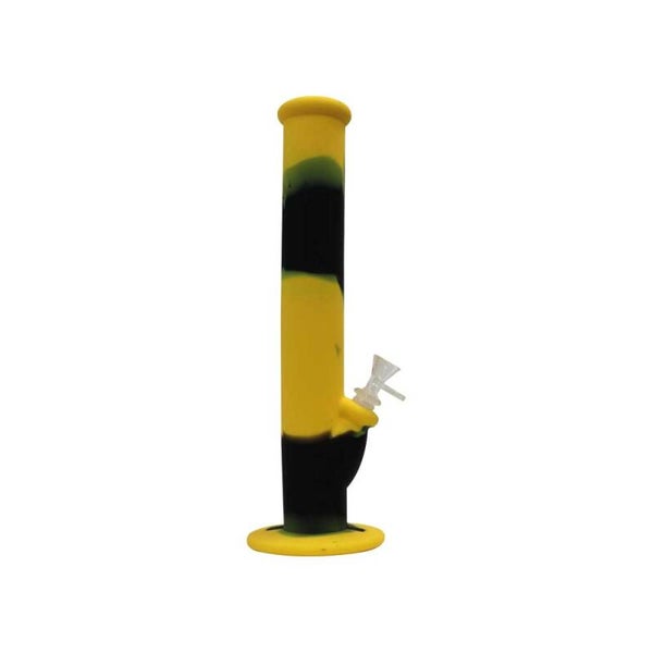Silicone Bong Yellow and Black 36cm