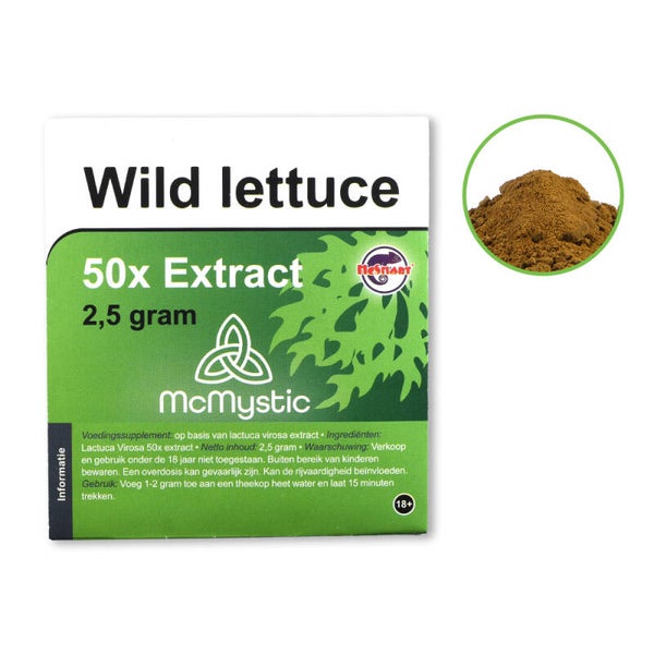 Wild Lettuce 50X Extract - 2,5 gram