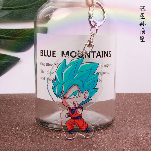Dragon Ball keychain- Super Sayian blue Goku