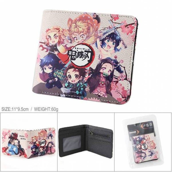 Demon Slayer Cute Chibi Bi-fold Wallet