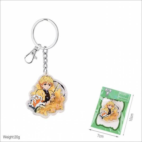Demon Slayer Zenitsu Keychain pendant