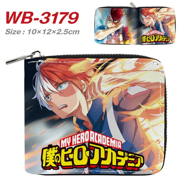 My Hero Academia Todoroki Zipper Wallet