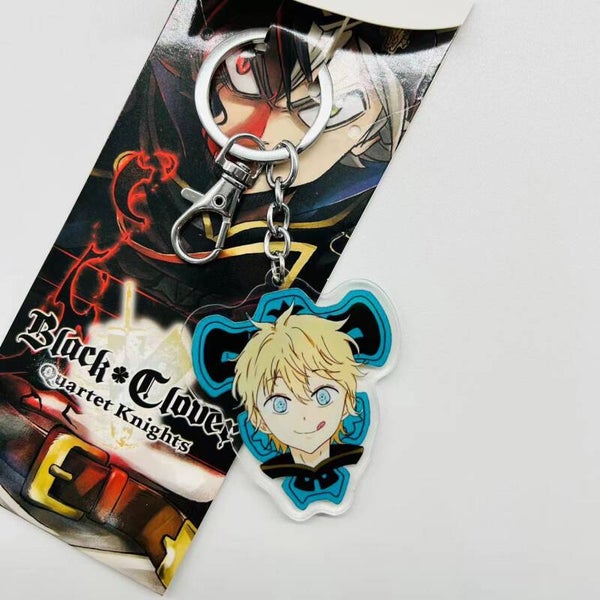 Black Clover anime keychain -Luck