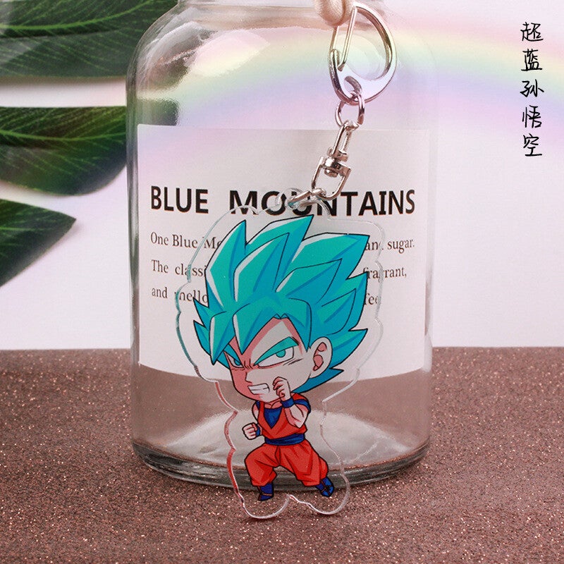 Dragon Ball keychain- Super Sayian blue Goku