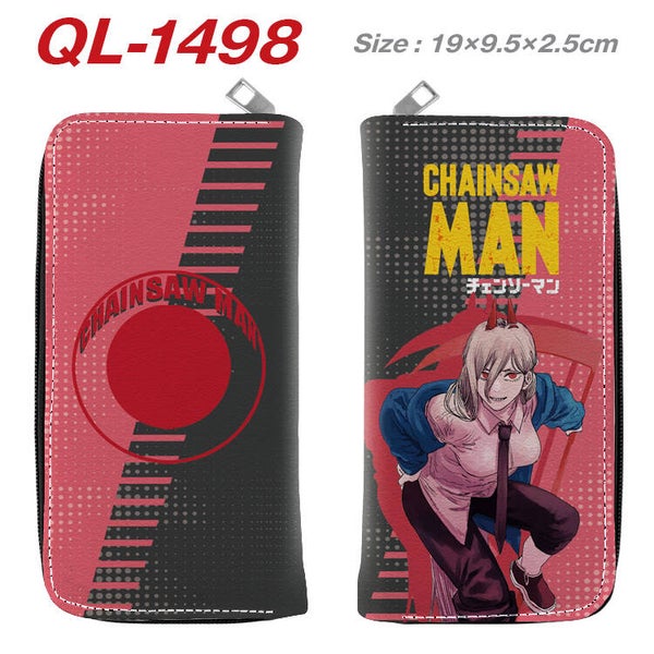 Chainsaw Man Power Zipper Wallet
