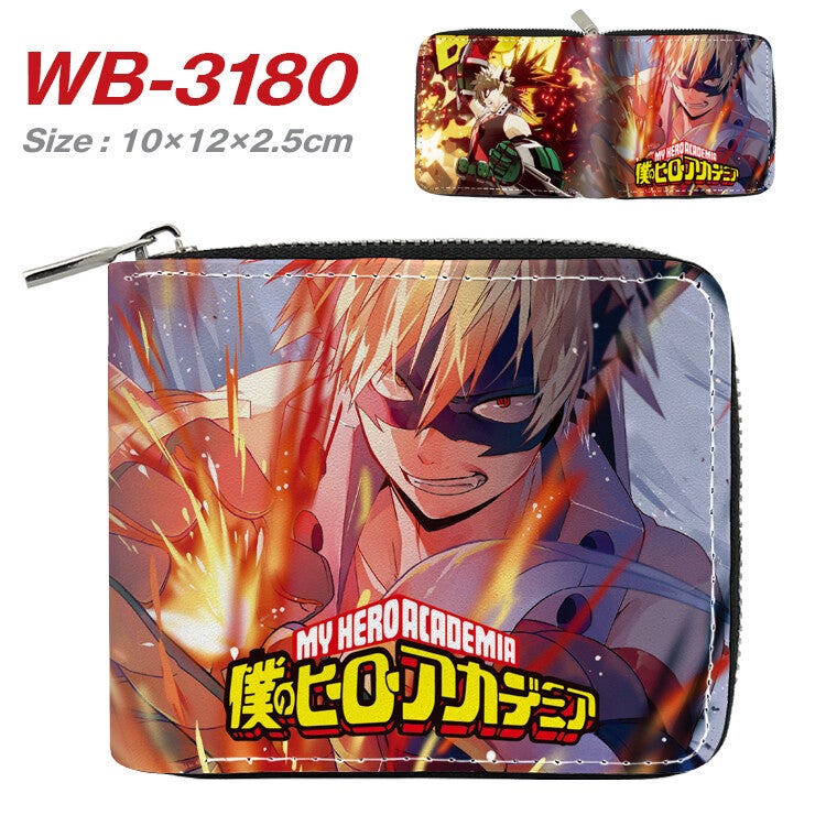 My Hero Academia Bakugo Zipper Wallet