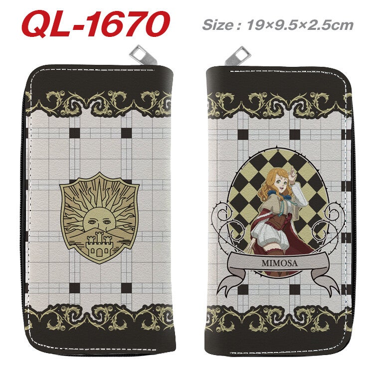 Black Clover anime wallet- Mimosa