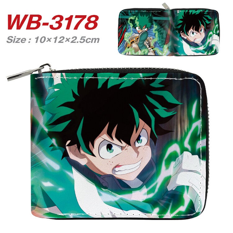 My Hero Academia Deku Zipper Wallet
