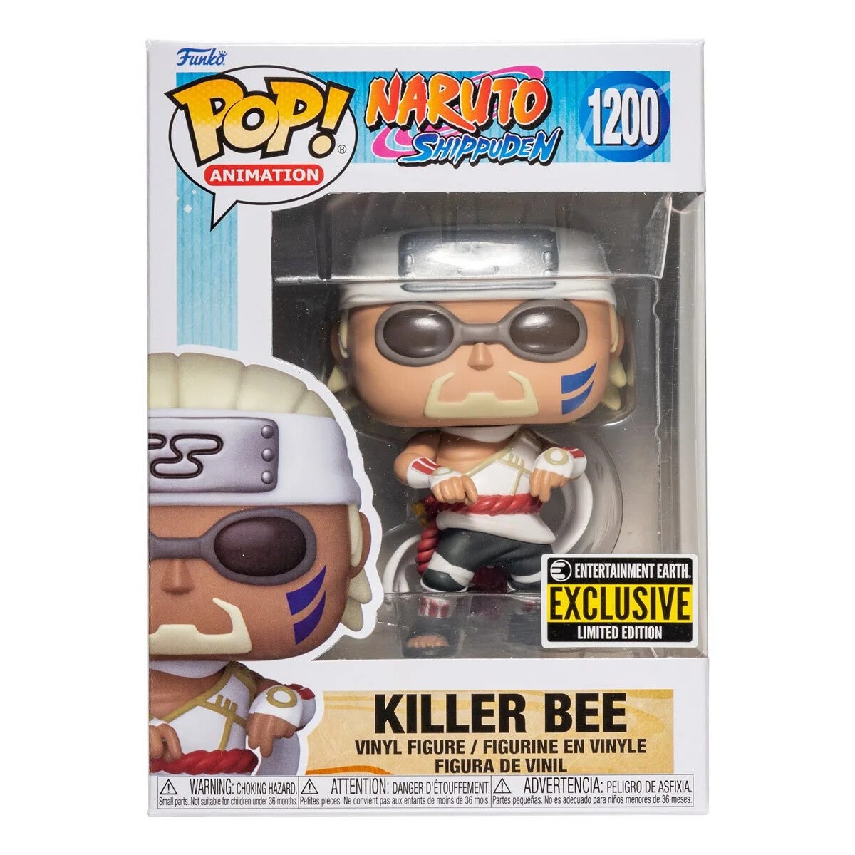 Naruto Killer Bee Pop! Vinyl Figure - Entertainment Earth Exclusive