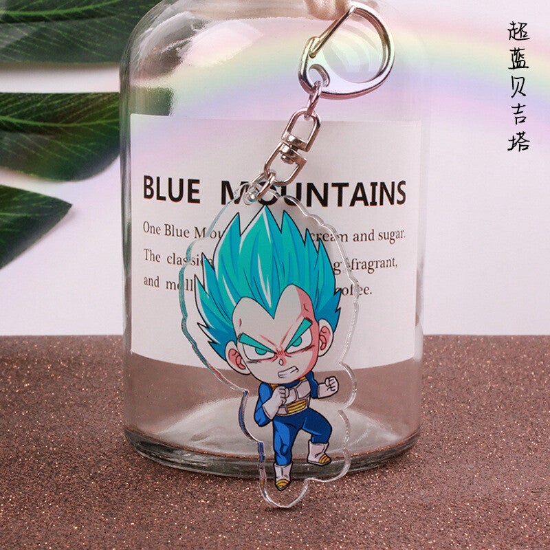 Dragon ball keychain- Super Sayian Blue Vegeta