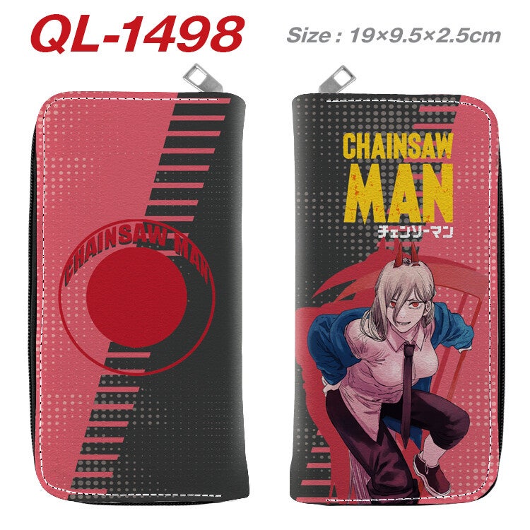 Chainsaw Man Power Zipper Wallet