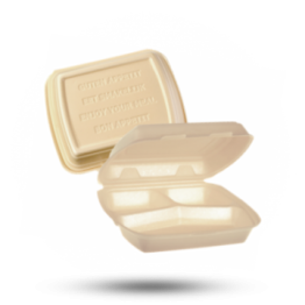 Menubox foam bruin IP4 3-vaks