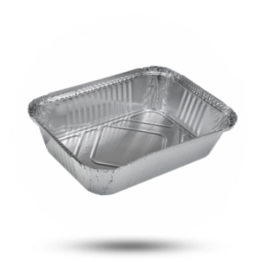 Aluminium Bak hoog  65mm ,Gastro alu. Schaal 1/2  10st