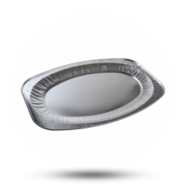 Aluminium Cateringschalen Ovaal  45cm x 50 st