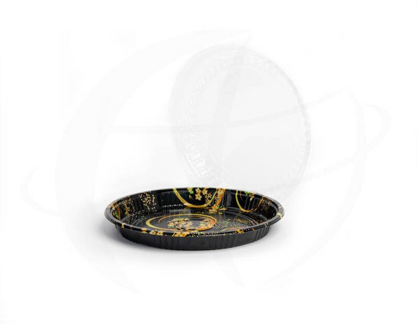 Sushi Tray  HP 28 Flowers met deksel  277x32mm 200st