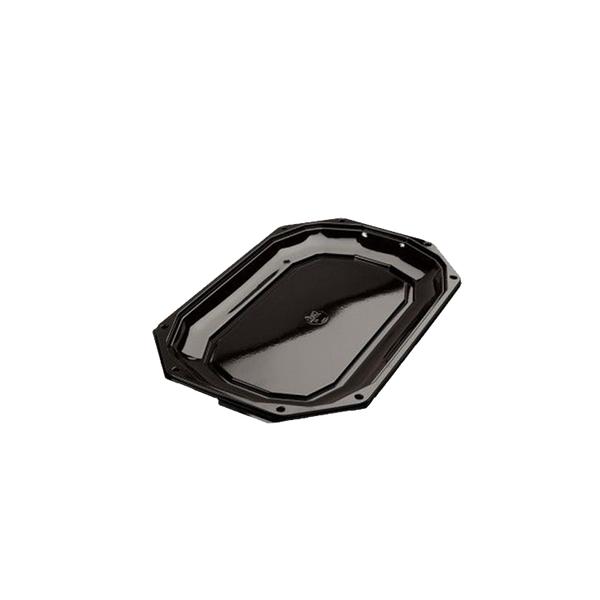 Catering Schalen, Klikschaal zwart 1vak met DEKSEL CS430-280 430 x 280mm