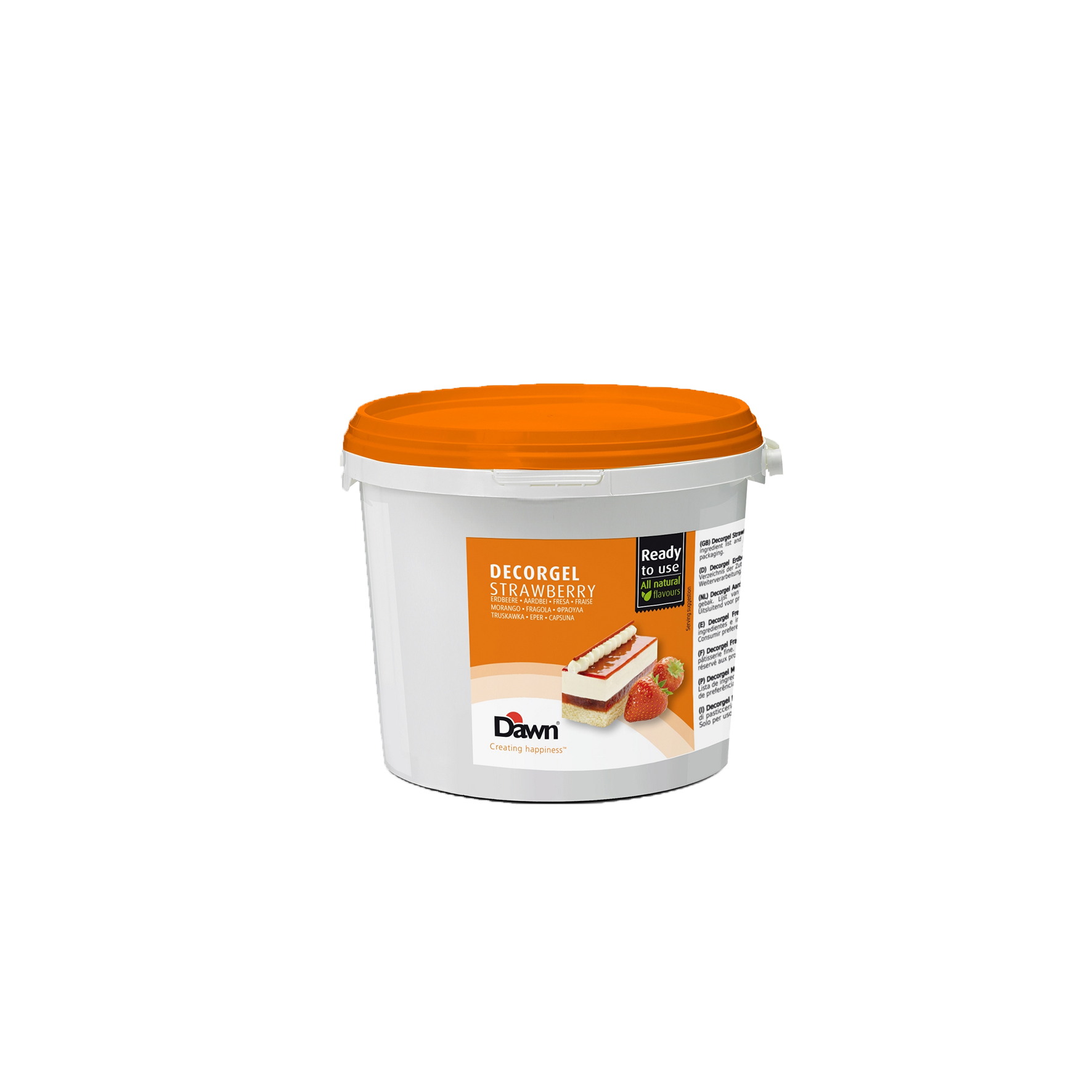 Dawn Decorgel Aardbei - 3kg